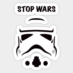 Stop wars make peace Sticker